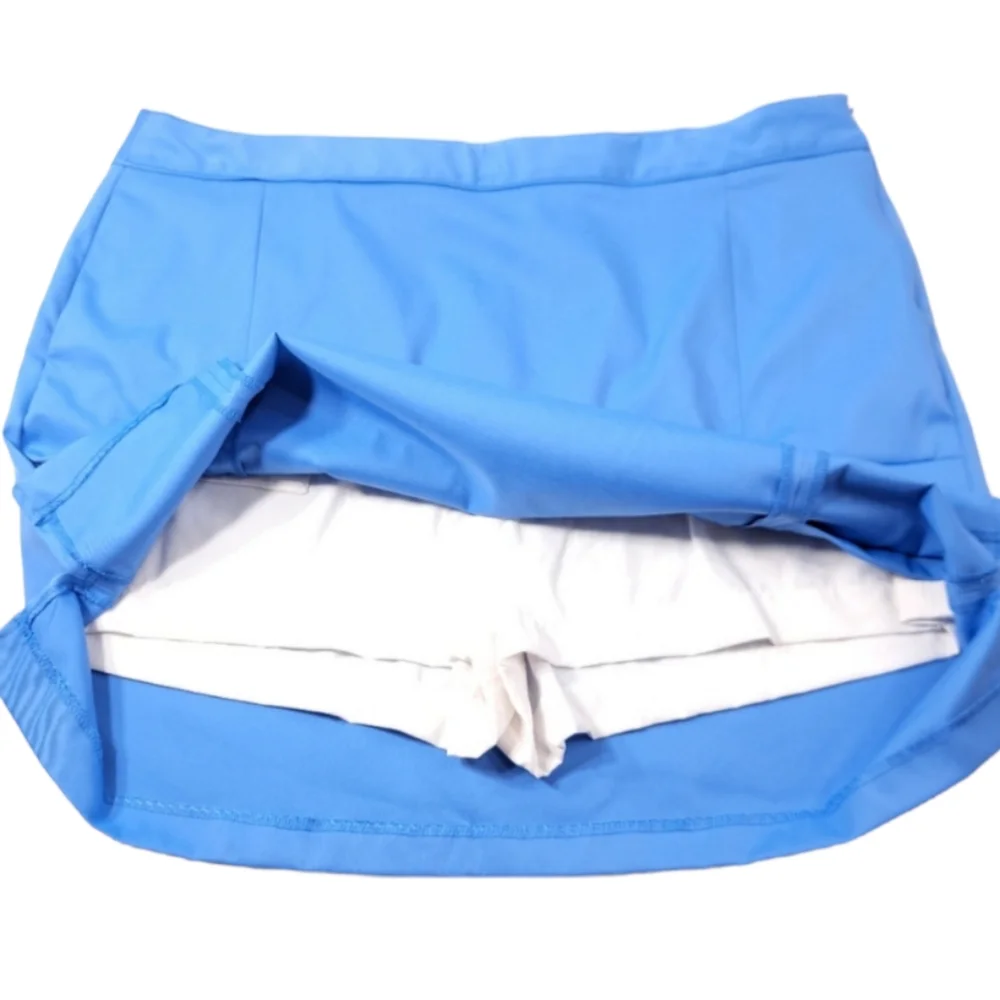 Greg Norman Women's Baby Blue Golf Skirt With In Built Underwear Size 16 - Picture 5 of 13
